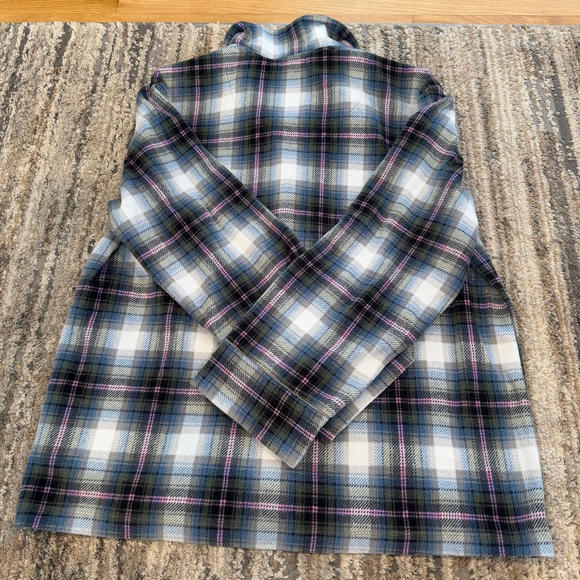 UEC-Unisex SKIMS Fleece Multi Plaid (Blue Pink Plaid)Pajama Set L - Picture 2 of 9